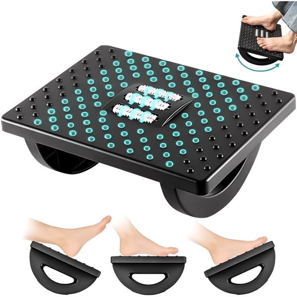 Apoio de Pé com rodas de massagem